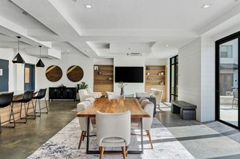 Clean dining room